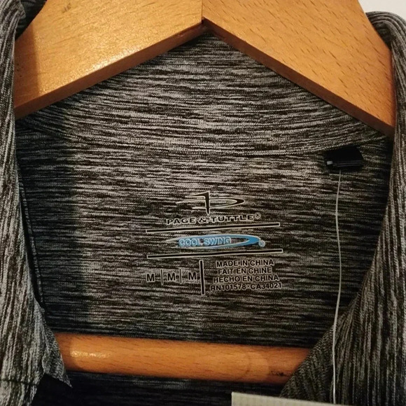 NwT Page & Tuttle anti bacterial longsleeve zip-up size Medium. - Picture 2 of 7